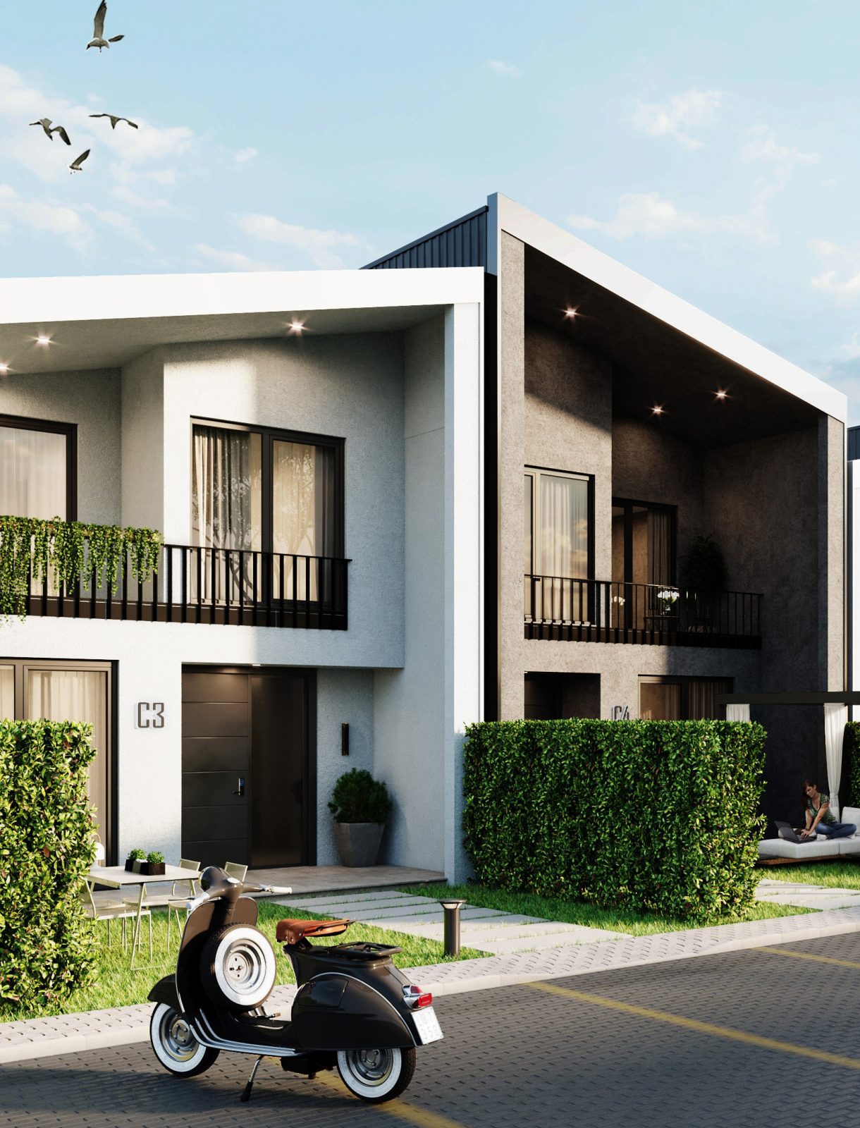 Korucuk’ta İnşaat Firmasından Satılık 4+1 Özel Bahçeli Villa